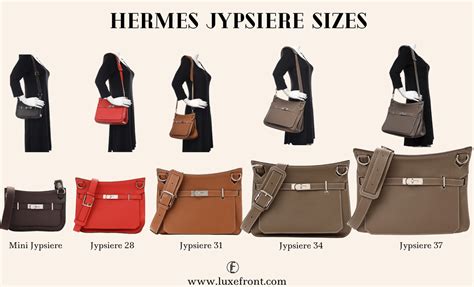 hermes jypsiere bag size.